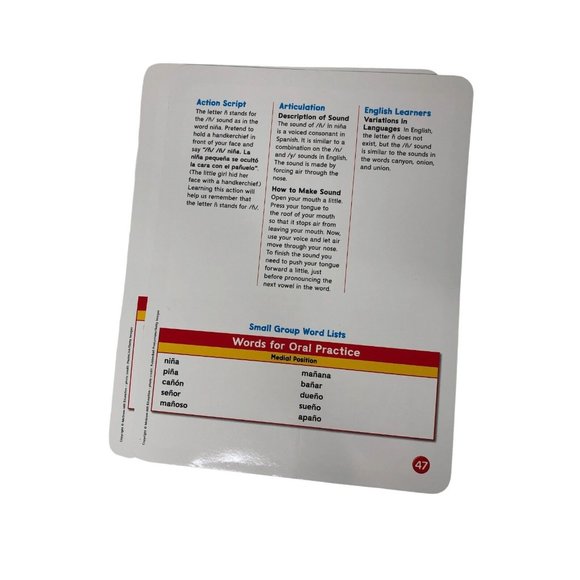 Wonders Sound-Spelling Cards Large Grades K-6 ELEMENTARY CORE READING New - Picture 5 of 6